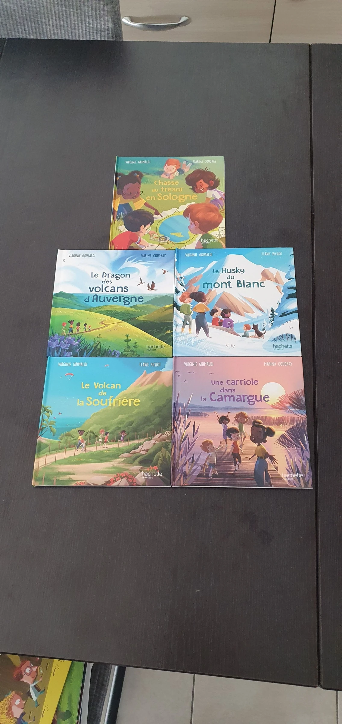 5 livres collection "Merveilles de France"
